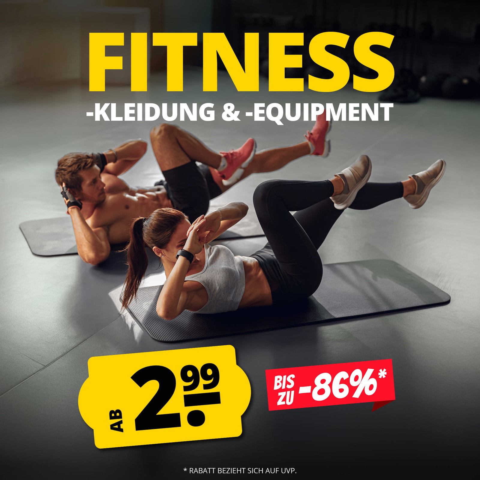 Fitness Kleidung & Equipment