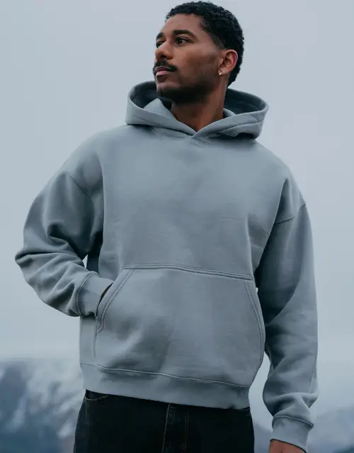 Oversized Heavyweight Plain Hoodie