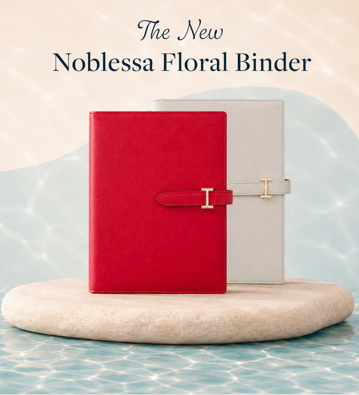 The New Noblessa Floral Binder.