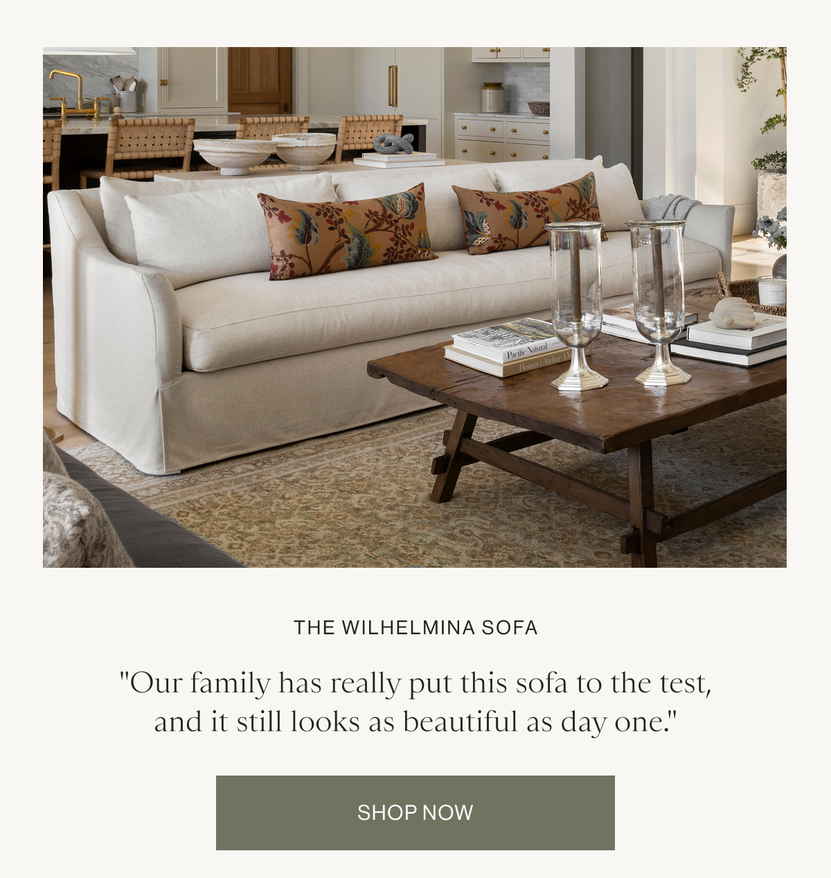 THE WILHELMINA SOFA | SHOP NOW