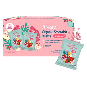 Amara Organic Mixed Red Berries Smoothie Melts