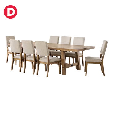 costco direct.Graham 9-Piece Dining Table Set