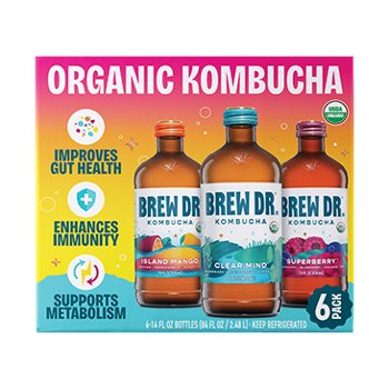 Brew Dr. Organic Raw Kombucha