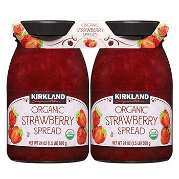 Kirkland Signature Organic Strawberry Spread