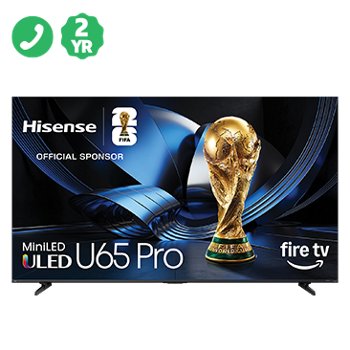 technical support, second-year warranty. Hisense - U65 Pro Series - 4K ULED MiniLED Smart TVs
