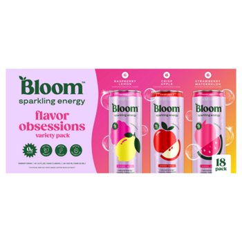 Bloom Sparkling Flavor Obsessions Energy Drink