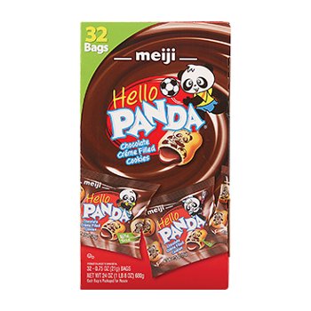 Meiji Hello Panda Chocolate Créme Filled Cookies