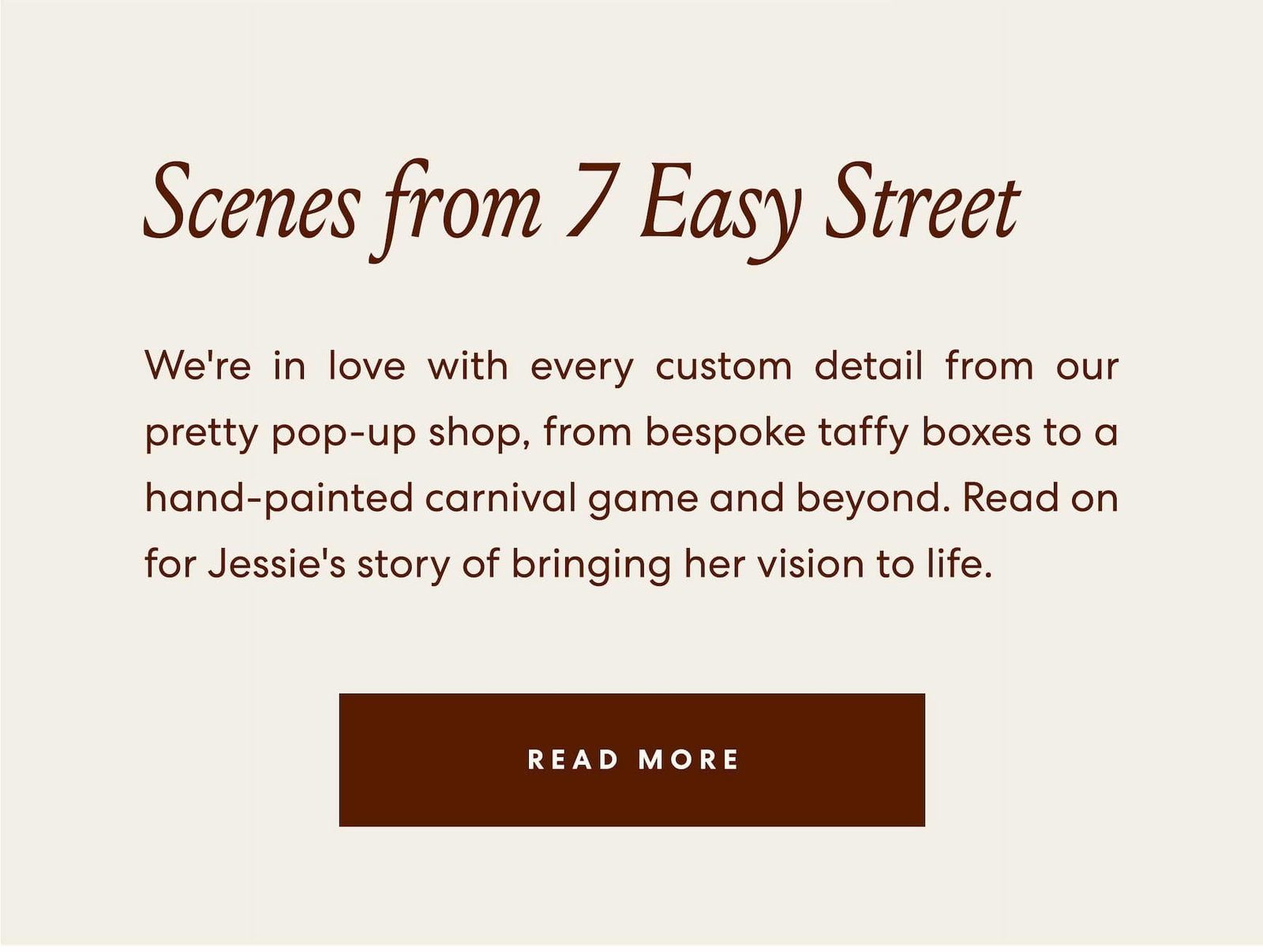 Scenes from 7 Easy Street | Read More