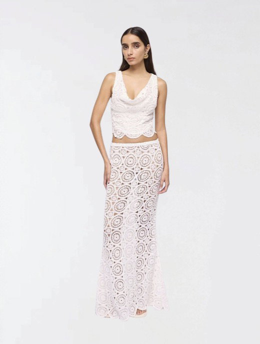 Heather Crochet Crop Top