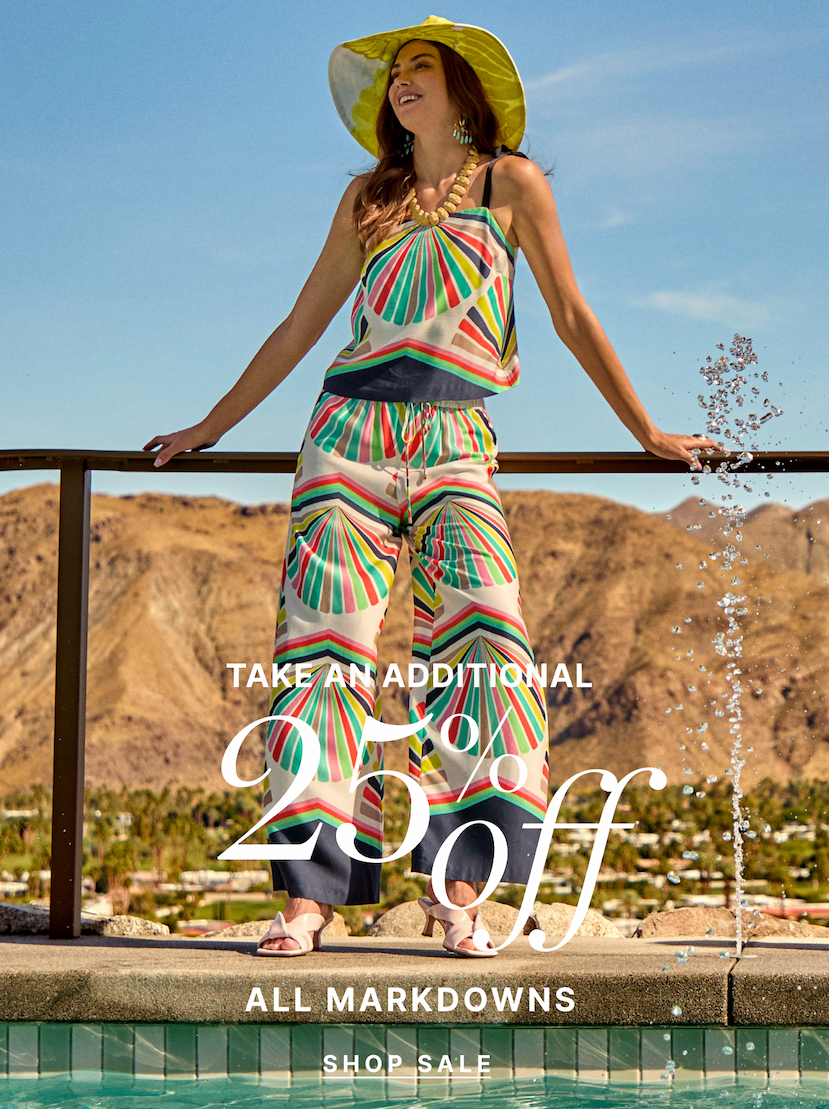 Take an Additional 25% Off All Markdowns