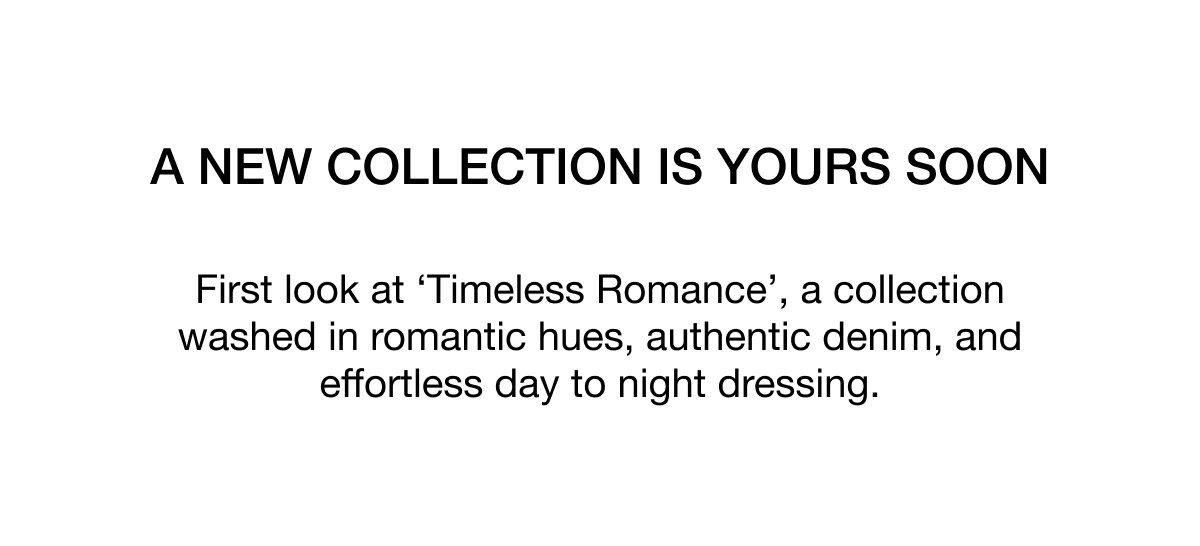 First look at 'Timeless Romance' 