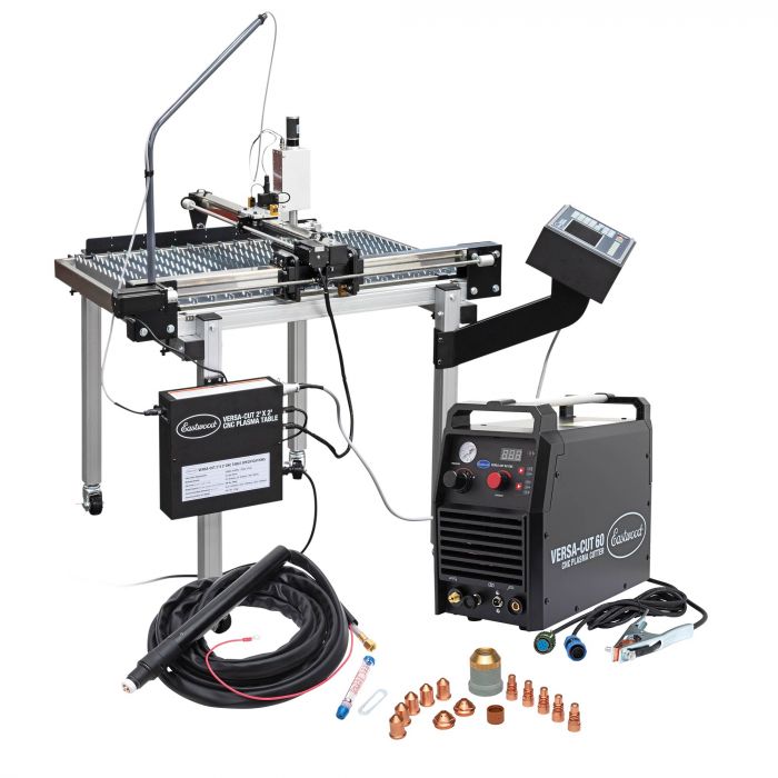 Eastwood Versa Cut 2x2 CNC Table with CNC Cut 60 - Machine Torch - HD Consumables Kit
