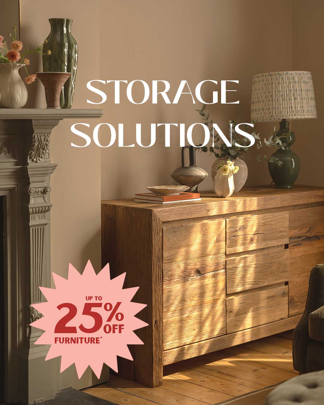 Storage solutions | up to 25% off