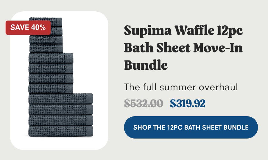 Shop the 12PC bath Sheet Bundle