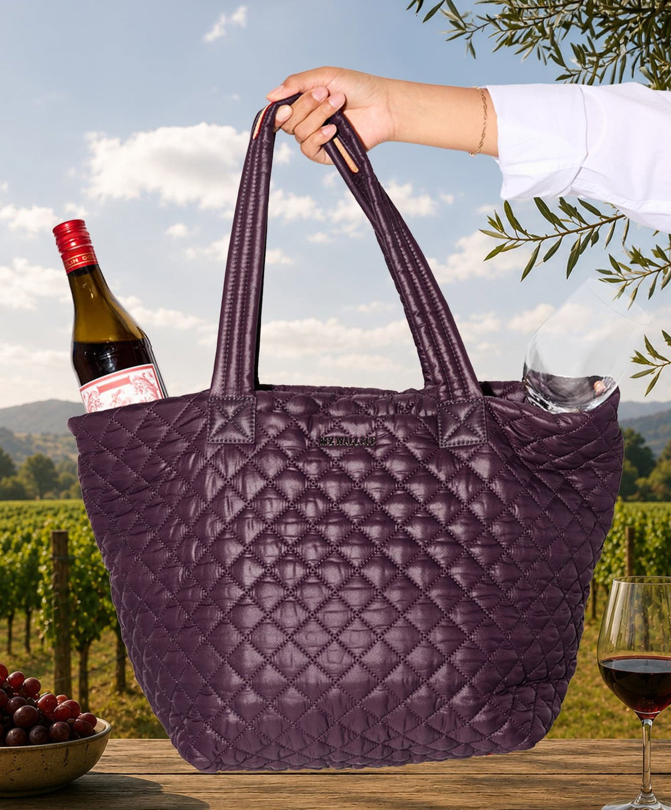 Shop Raisin Medium Metro Tote