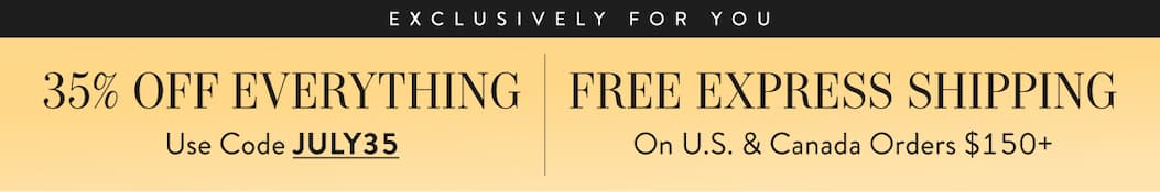 35% Off Sitewide with JULY35