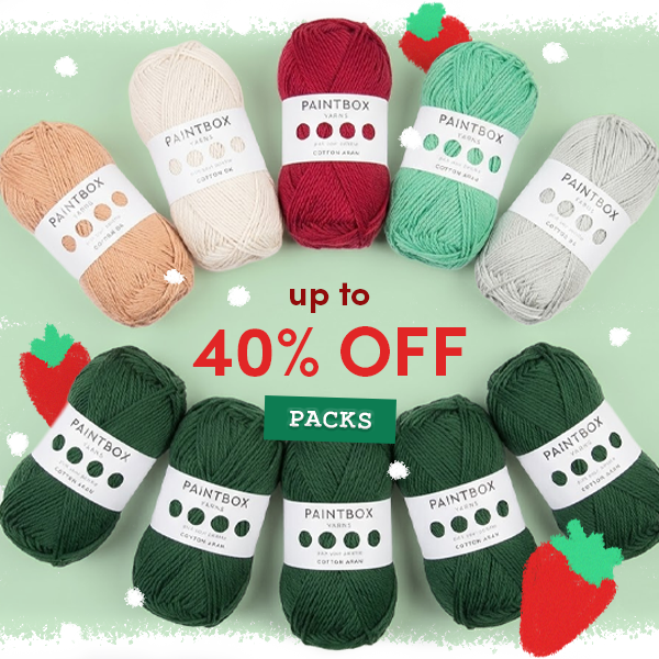 Up to 40% off exclusive yarn packs!