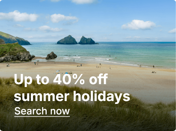 40% off summer holidays