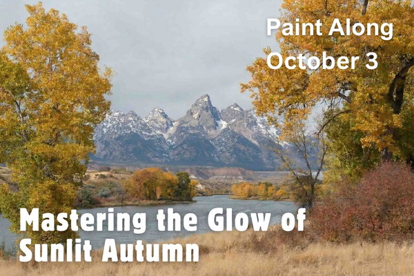 Paint Along October 2026: Mastering the Glow of Sunlit Autumn