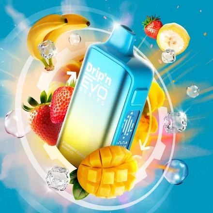 Drip'n by Envi EVO 63K Disposable - Strawberry Banana Mango Ice