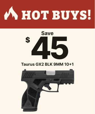 Save $45 on Taurus GX2 BLK 9MM 10+1
