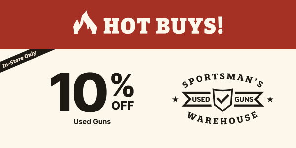 10% Off Used Guns | In-Store Only