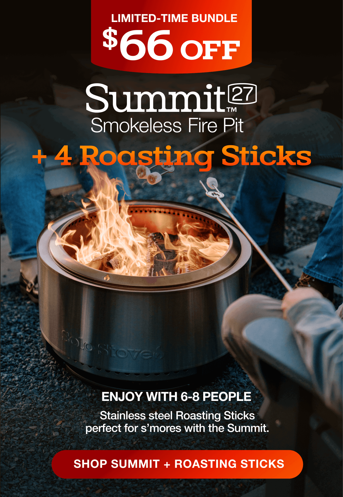 Summit 27 Fire Pit + Surround Bundle