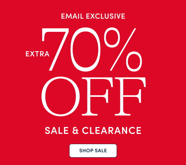 70% off sale & clearance