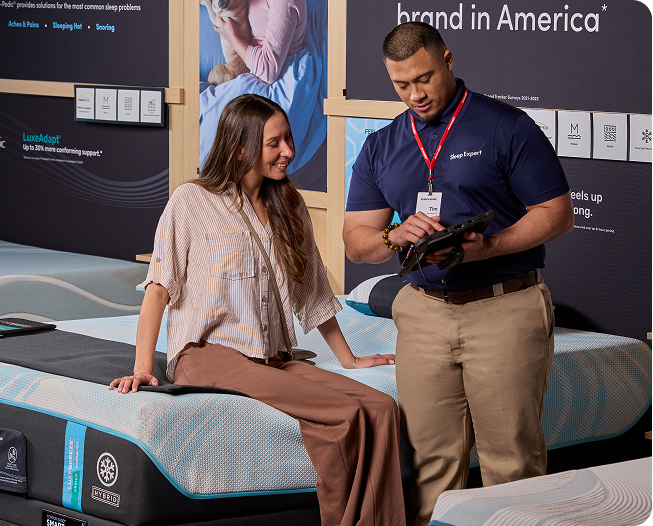 Time for a new bed but unsure where to start? Our sleep experts can help. Find a store.