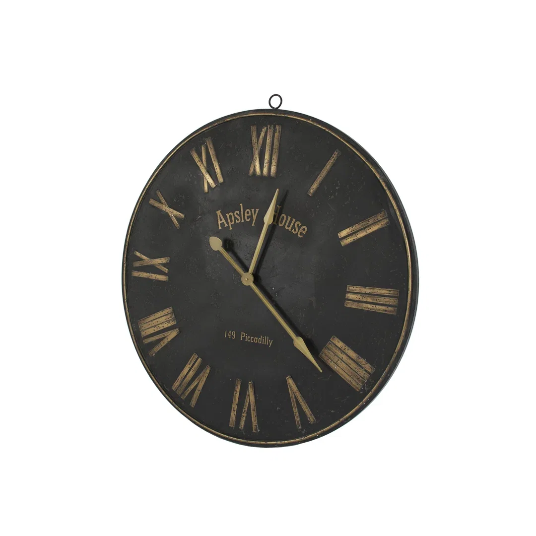 Oversized Iron 36.5" Wall Clock