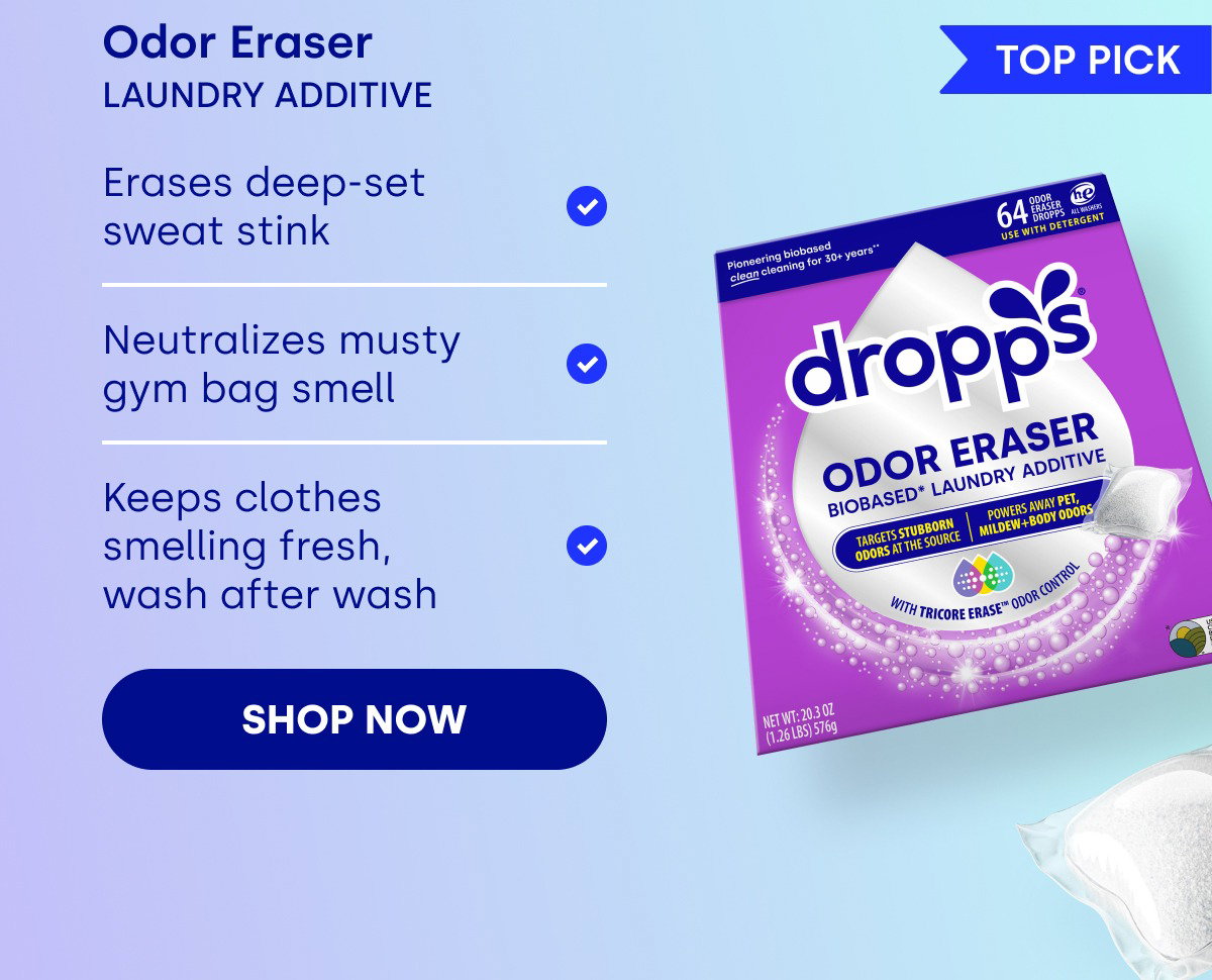 ODOR ERASER LAUNDRY ADDITIVE | TOP PICK