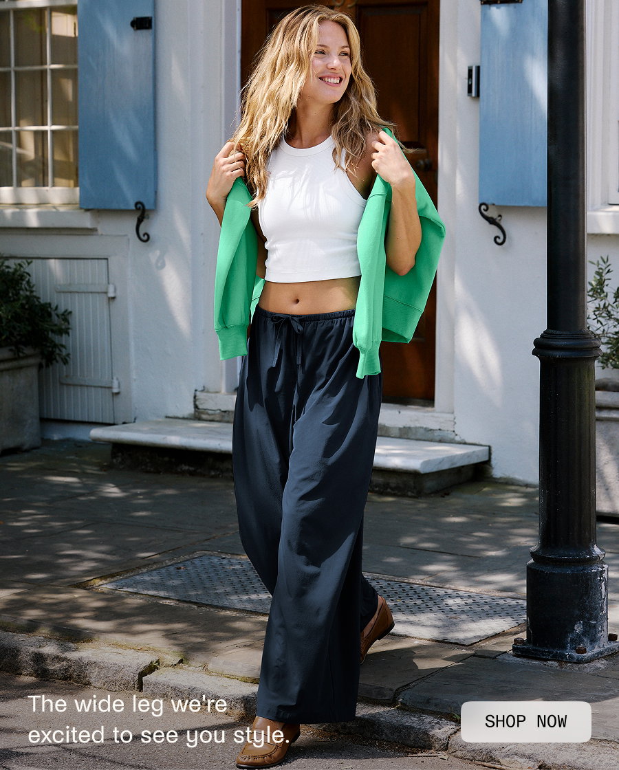 Solstice Drawstring Wide Leg Pant 29"