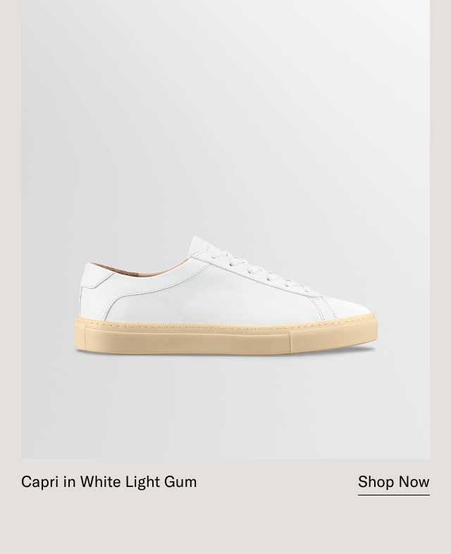 Capri in White Light Gum [Shop Now]
