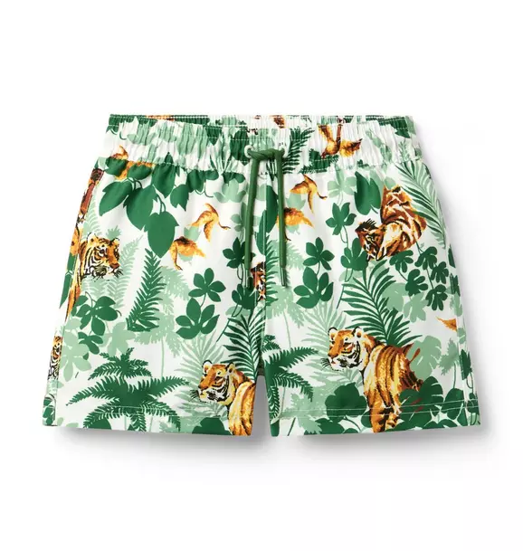 Image of Recycled Tiger Swim Trunk