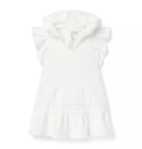 Image of Hooded Terry Swim Cover-Up