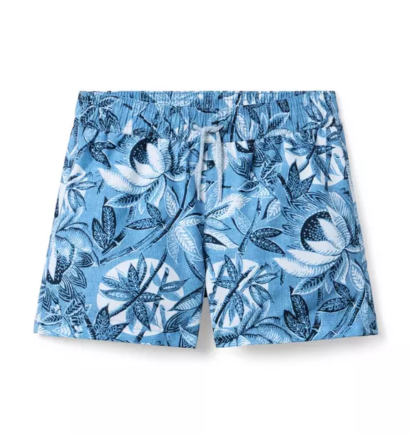 Image of Recycled Tropical Leaf Swim Trunk
