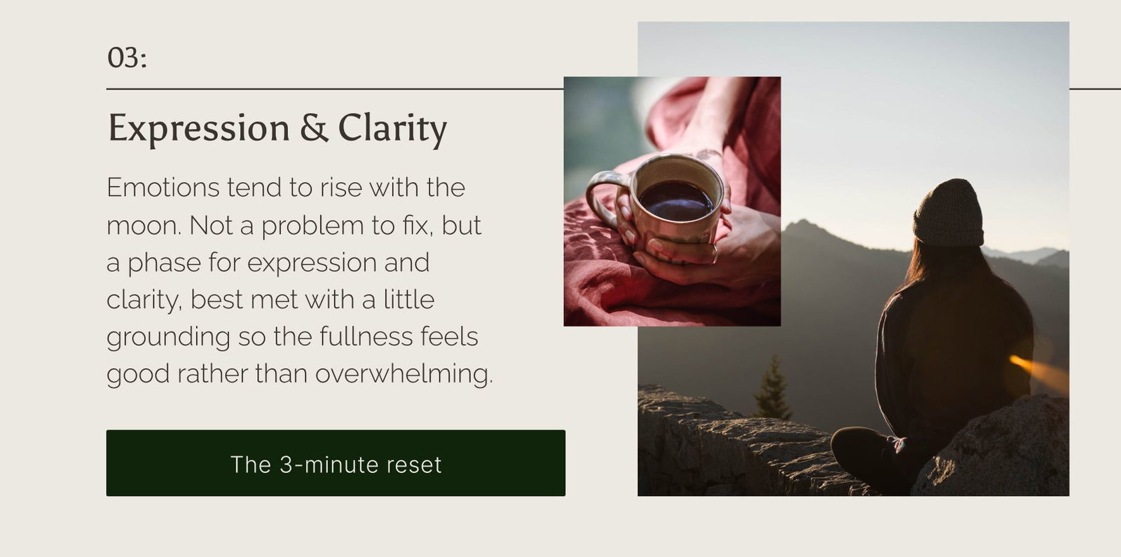 Try the 3-minute reset
