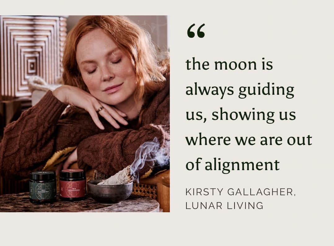 A quote by Kirsty Gallagher, author of Lunar Living "The mood is always guiding us, showing us where we are out of alignment"