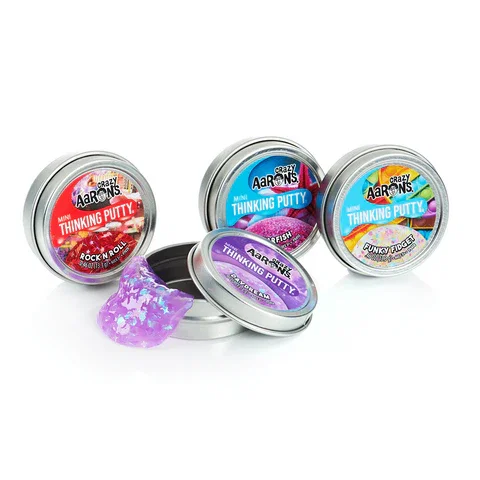 4 mini tins of putty