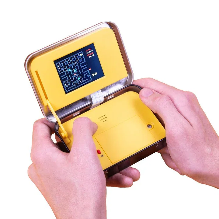 Yellow Pac Man Tin
