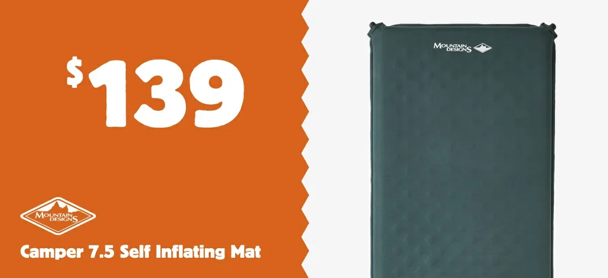Mountain Designs Camper 7.5 Self Inflating Mat