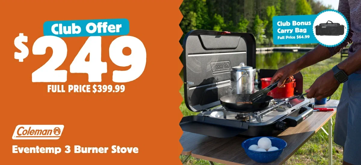 Coleman Eventemp 3 Burner Stove