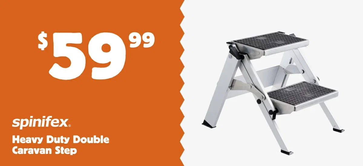 Spinfex Heavy Duty Double Caravan Step