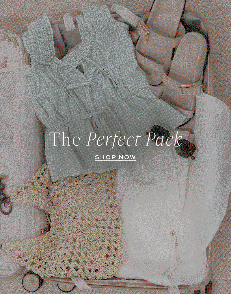 The Perfect Pack: Vacation Essentials. 