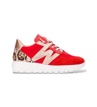 Zapatillas de Piel Odisei rojo