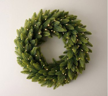 Bethlehem Lights Grand Radiance 26" Wreath w/ 3-in-1 LEDs