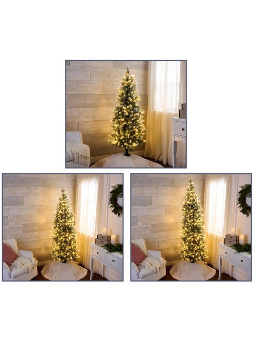 Bethlehem Lights Grand Radiance Slim Tree w/ 3-in-1 LEDs