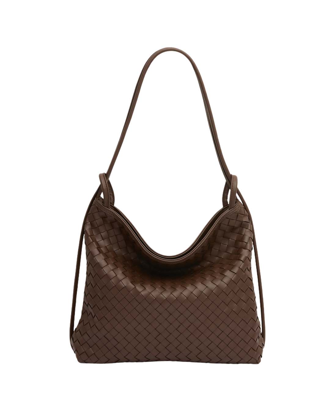 Woven Bella Convertible Backpack Chocolate