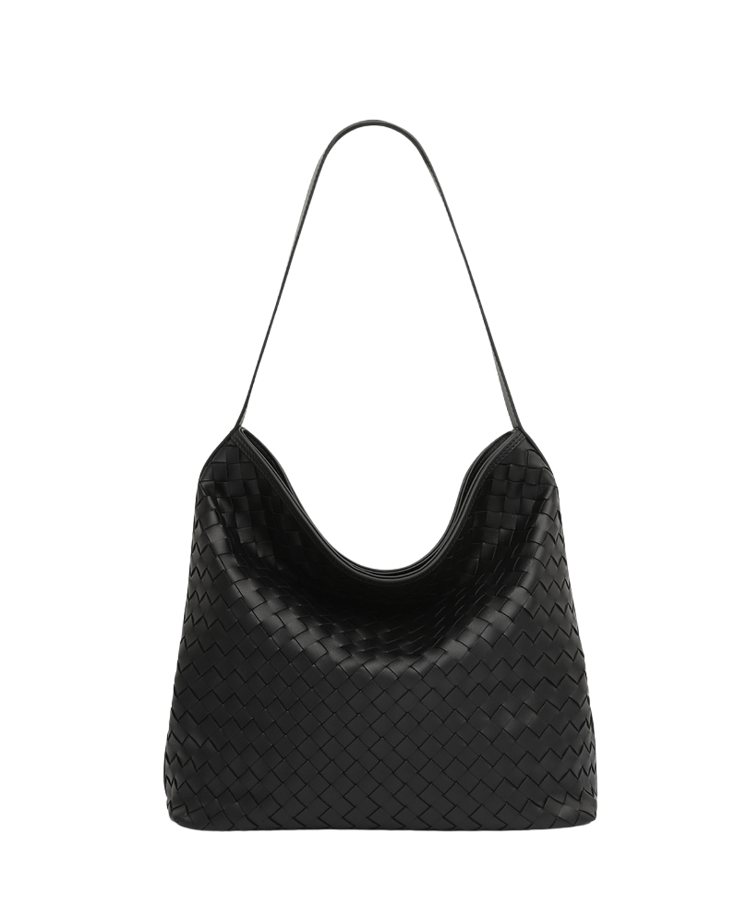 Bianca Woven Hobo Black
