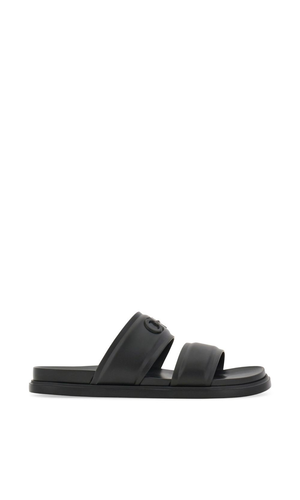 Gancini slide sandals